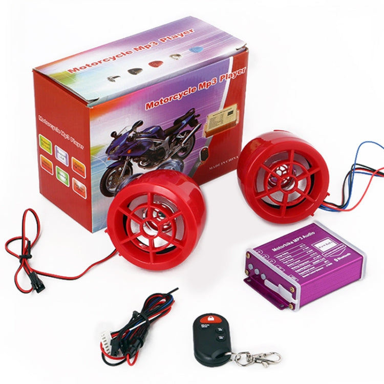 Motorcycle MP3 Anti-lost Modified Audio, Support Bluetooth & TF Card & U Disk Reader & FM by bashfashion
