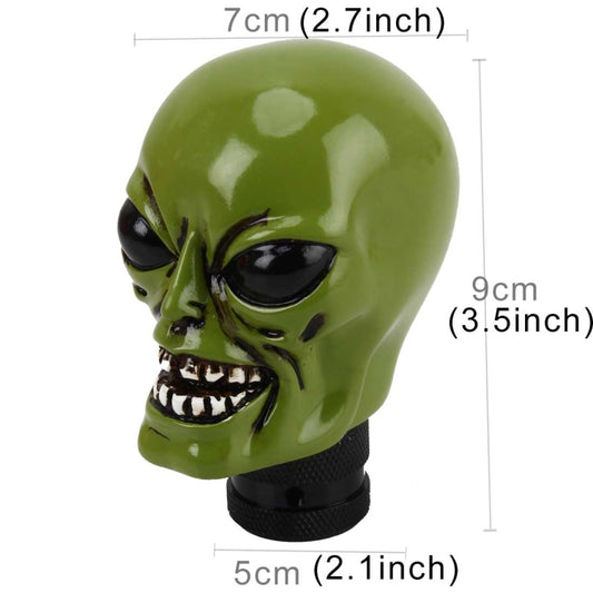 Alien Shaped Universal Vehicle Car Shifter Cover Manual Automatic Aluminum Gear Shift Knob by bashfashion