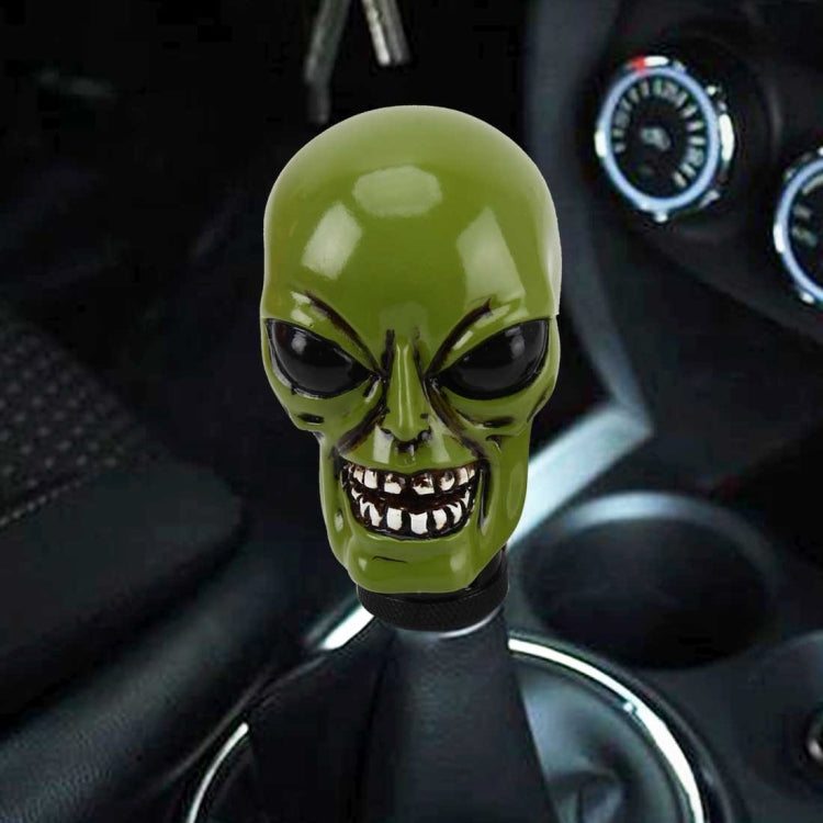 Alien Shaped Universal Vehicle Car Shifter Cover Manual Automatic Aluminum Gear Shift Knob by bashfashion