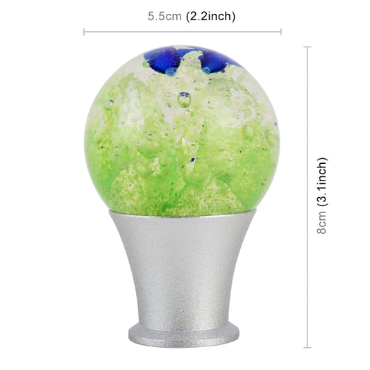 Crystal Ball Shaped Universal Vehicle Car Shifter Cover Manual Automatic Aluminum Gear Shift Knob by bashfashion