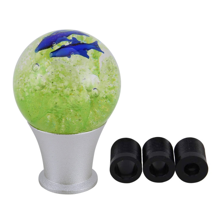 Crystal Ball Shaped Universal Vehicle Car Shifter Cover Manual Automatic Aluminum Gear Shift Knob by bashfashion