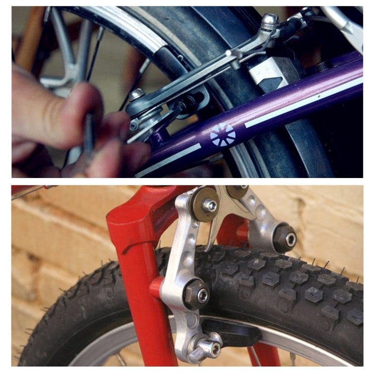 2 PCS robe V-brake Bicycle Brake Shoes by bashfashion