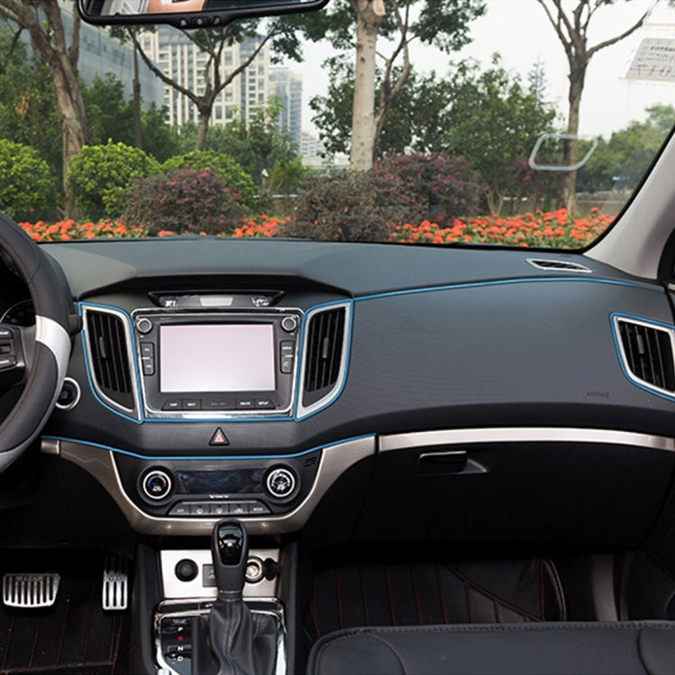 5m Flexible Trim For DIY Automobile Car Interior Exterior Moulding Trim Decorative Line Strip with Film Scraper(Blue) by bashfashion