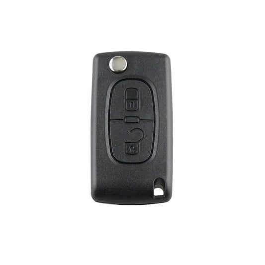 For PEUGEOT 2 Buttons Intelligent Remote Control Car Key with Integrated Chip & Battery & Holder, without Grooved, Frequency: 433MHz by bashfashion