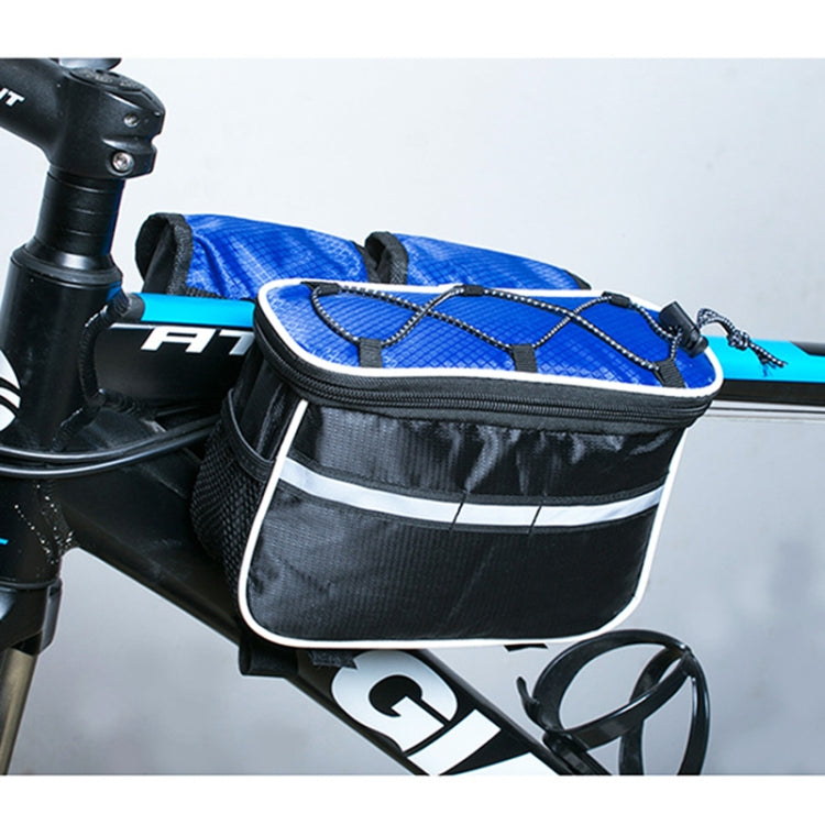 Bicycle Phone Bags Mountain Road Bike Front Head Bag Handlebar Bag (Blue) by bashfashion