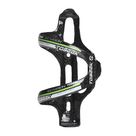 TOSEEK Gloss Full Carbon Fiber Road Bicycle Water Bottle Holder(Green) by TOSEEK