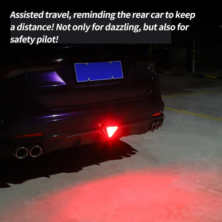 Bicycle / Mountain Bike Y Style Triangle Pilot Light LED Tail Light (Red) by bashfashion