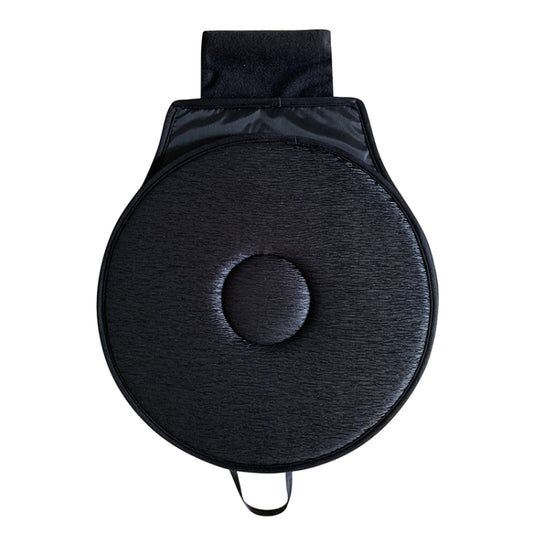 360 Degree Rotation Car Seat Cushion Whirling Seat Mat (Black) by bashfashion