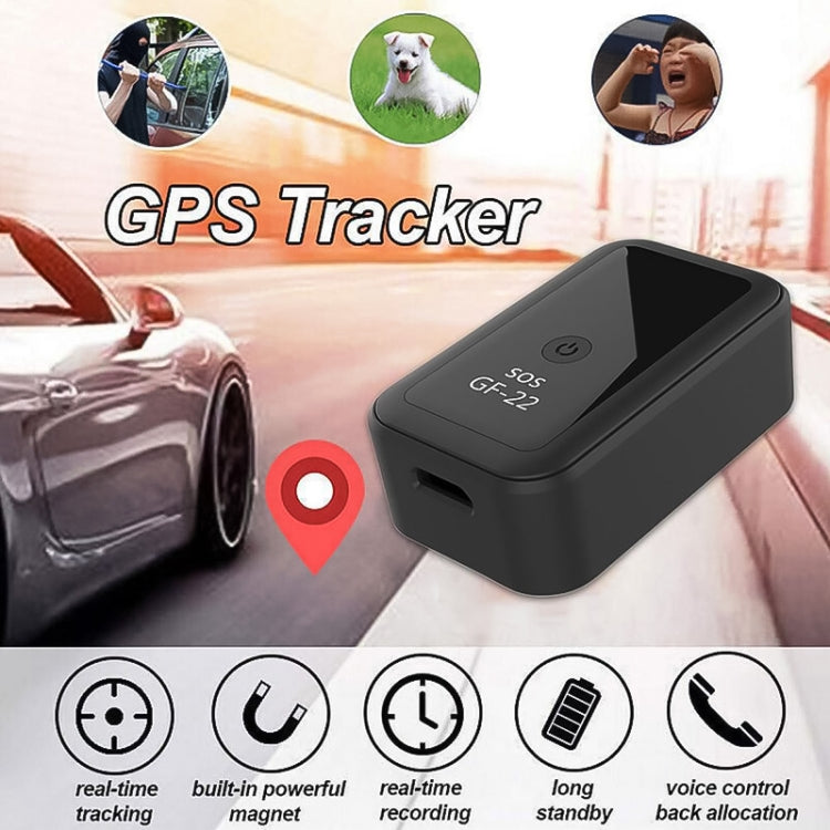 GF22 Car GPS Tracking Anti-theft Device Magnetic Positioning Adsorption Anti Lost Device Voice Control Recordable by bashfashion