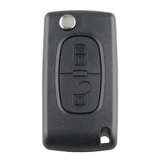 For PEUGEOT 2 Buttons Intelligent Remote Control Car Key with PCF7961 Integrated Chip & Battery & Holder & Slotted Key Blade & FSK Signal, Frequency: 433MHz by bashfashion