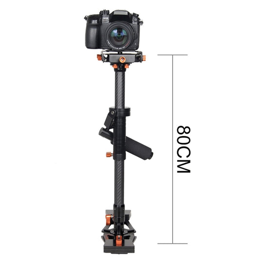 YELANGU S800 Professional 47-80cm Maximum Burden 5kg Carbon Fibre Handheld Stabilizer Steadicam Solo for DSLR & DV Digital Video & other Cameras by YELANGU