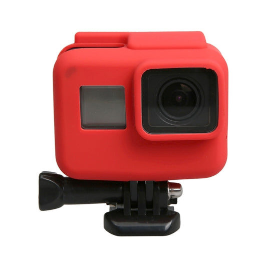 Original for GoPro HERO5 Silicone Border Frame Mount Housing Protective Case Cover Shell(Red) by bashfashion