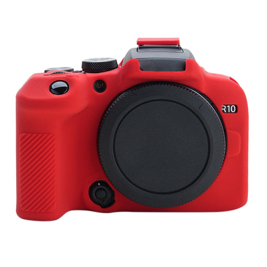 For Canon EOS R10 Soft Silicone Protective Case (Red) by bashfashion