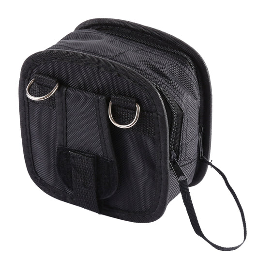 9PCS Nylon Filter Bag with Strap, Size:14×12×6cm(Black) by bashfashion