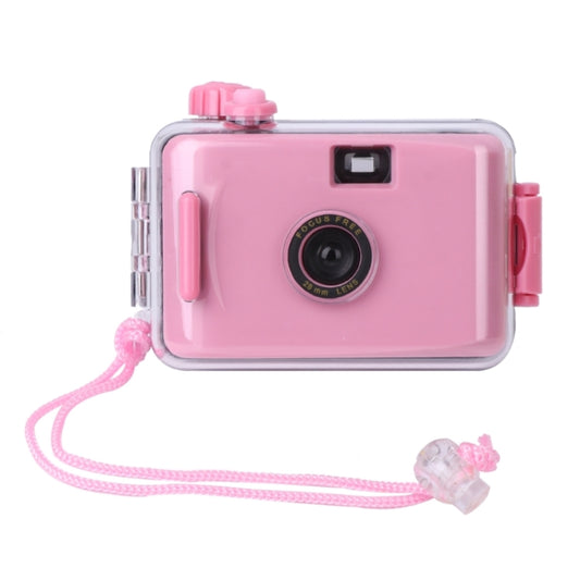 SUC4 5m Waterproof Retro Film Camera Mini Point-and-shoot Camera for Children (Pink) by bashfashion