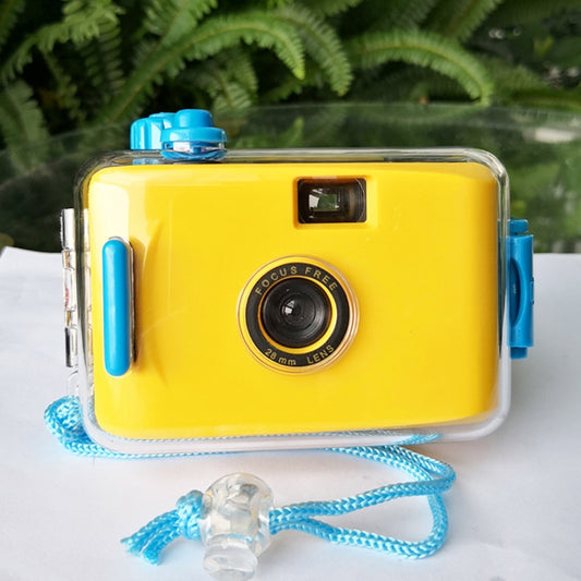 SUC4 5m Waterproof Retro Film Camera Mini Point-and-shoot Camera for Children (Yellow) by bashfashion