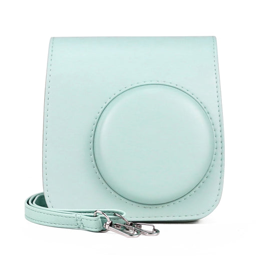 Retro Full Body PU Leather Case Camera Bag with Strap for FUJIFILM instax mini 7+ (Baby Blue) by bashfashion