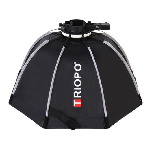 TRIOPO KX90 90cm Dome Speedlite Flash Octagon Parabolic Softbox Diffuser (Black) by TRIOPO