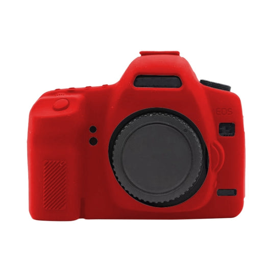 For Canon EOS 5D Mark II Soft Silicone Protective Case(Red) by bashfashion