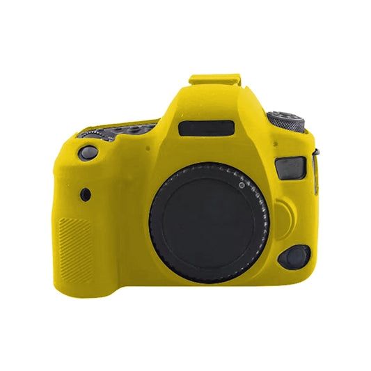 For Canon EOS 6D Mark II Soft Silicone Protective Case (Yellow) by bashfashion