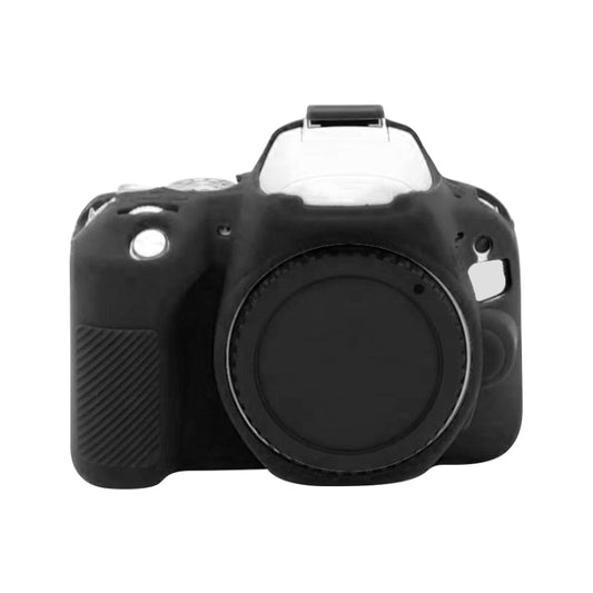 For Canon EOS 200D / EOS 200D Mark II Soft Silicone Protective Case(Black) by bashfashion