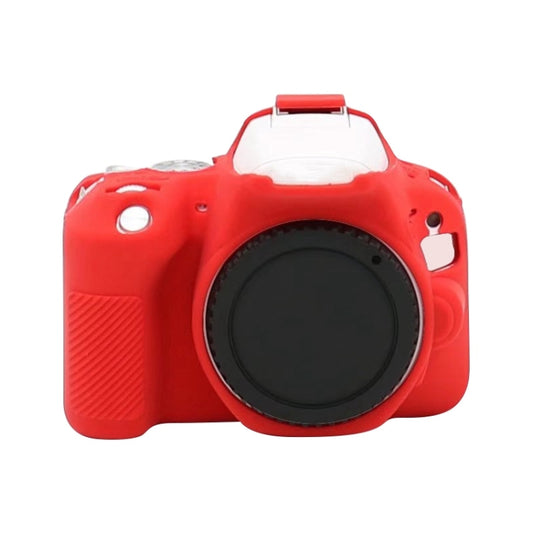 For Canon EOS 200D / EOS 200D Mark II Soft Silicone Protective Case(Red) by bashfashion