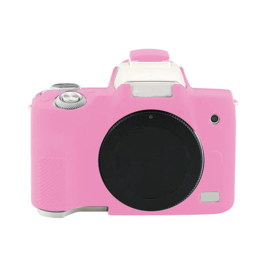 For Canon EOS M50 Mark II / M50 II Soft Silicone Protective Case(Rose Red) by bashfashion