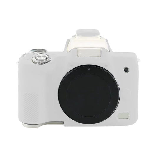 For Canon EOS M50 Mark II / M50 II Soft Silicone Protective Case(White) by bashfashion
