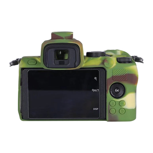 Soft Silicone Protective Case for Nikon Z50 (Camouflage) by bashfashion