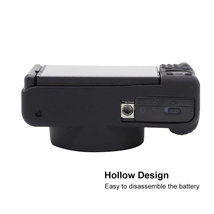 Soft Silicone Protective Case for Sony ZV-1 (Coffee) by bashfashion