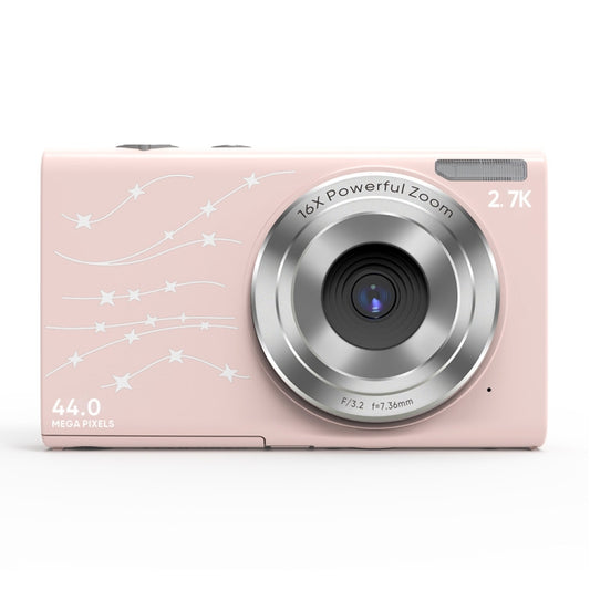DC402 2.4 inch 44MP 16X Zoom 1080P Full HD Digital Camera Children Card Camera, EU Plug (Pink) by bashfashion