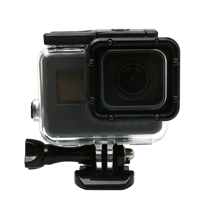 For GoPro NEW HERO /HERO6 /5 Touch Screen 45m Waterproof Housing Protective Case with Buckle Basic Mount & Screw, No Need to Remove Lens by bashfashion