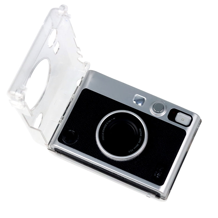 Protective Crystal Shell Case with Strap for FUJIFILM Instax mini EVO (Transparent) by bashfashion