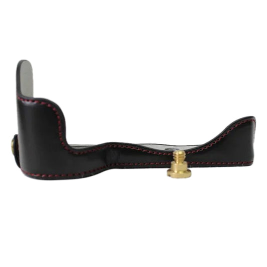 1/4 inch Thread PU Leather Camera Half Case Base for Sony ILCE-A6500 / A6500 (Black) by bashfashion