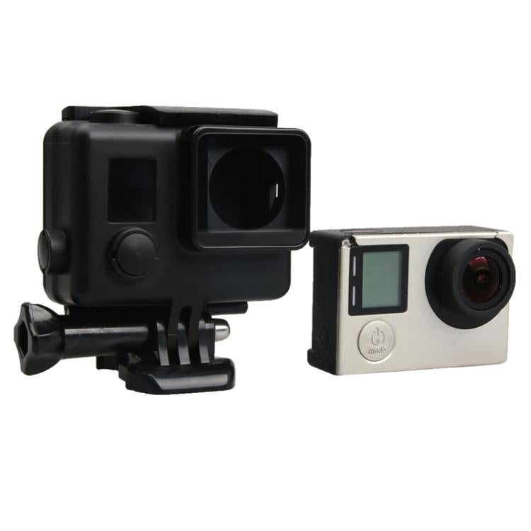 For GoPro HERO4 ABS Skeleton Housing Protective Case Cover with Buckle Basic Mount & Lead Screw by bashfashion