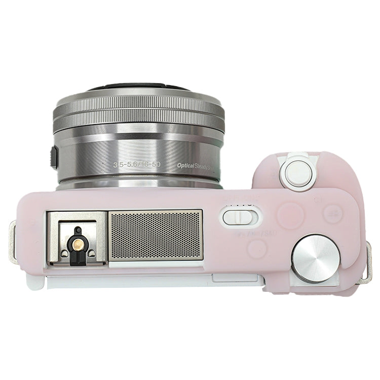 For Sony ZV-E10 Soft Silicone Protective Case (Light Pink) by bashfashion