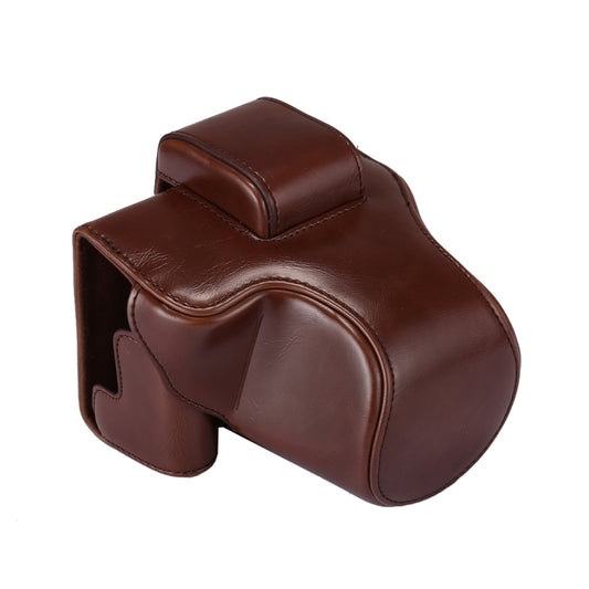 Full Body Camera PU Leather Case Bag with Strap for Canon EOS M5 (Coffee) by bashfashion