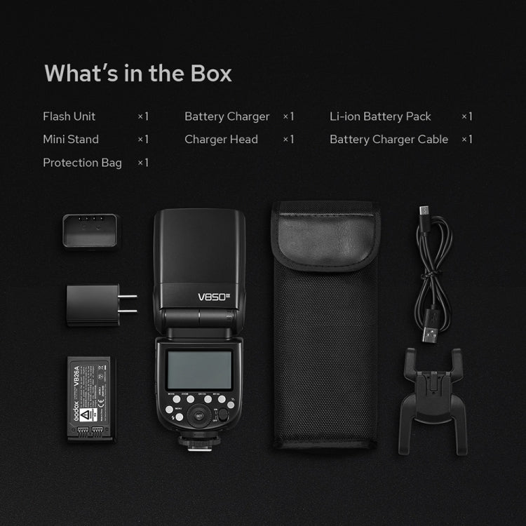 Godox V850III 2.4GHz Wireless Flash Speedlite Camera Light(EU Plug) by Godox