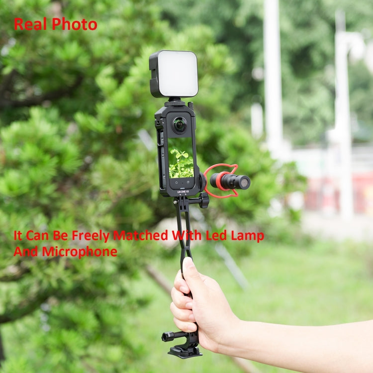 For Insta360 X3 YELANGU LW-ONE X3 Metal Cage Extended Frame Case by YELANGU