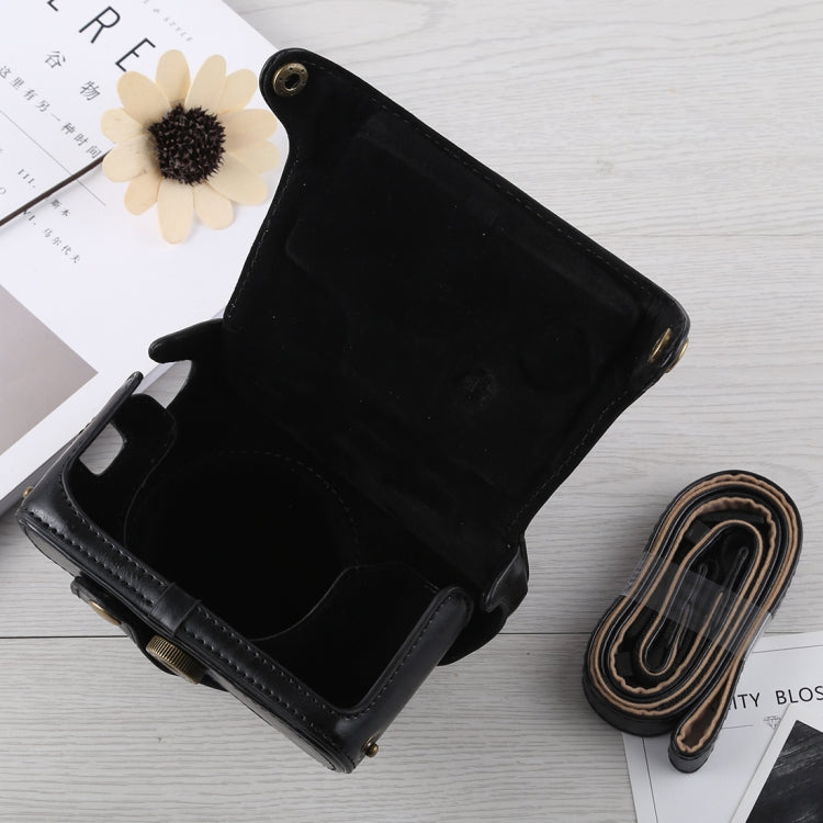 Full Body Camera PU Leather Case Bag with Strap for Fujifilm X100F (Black) by bashfashion