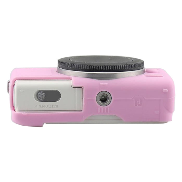 Soft Silicone Protective Case for Canon M100 (Pink) by bashfashion
