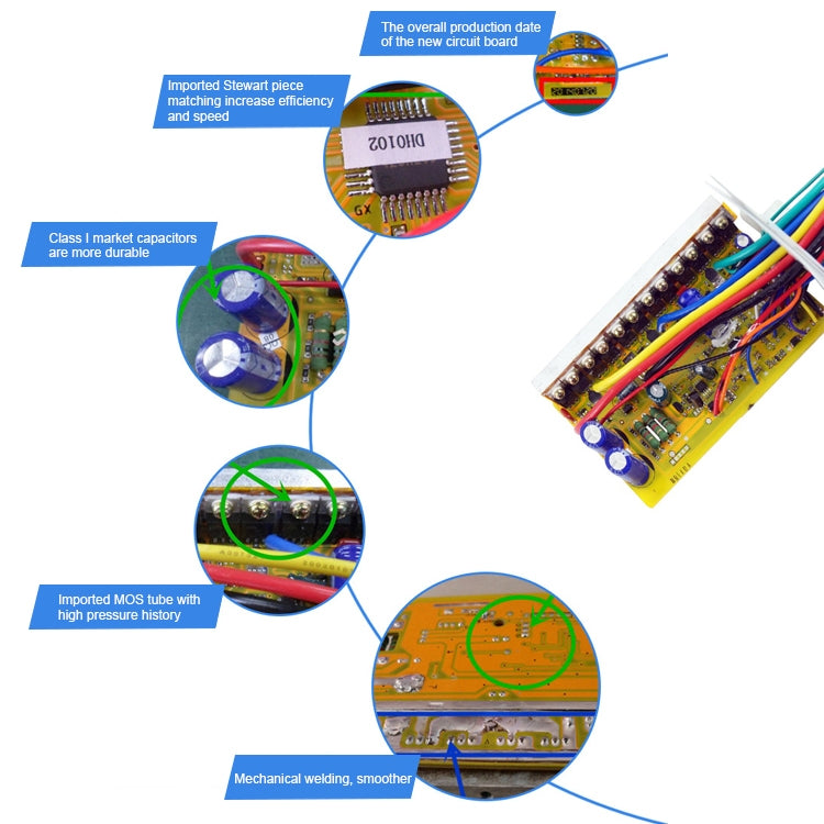 48V 500W 12-tube Brushless Intelligent Dual-mode Two-wheel Three-wheel Electric Vehicle Controller by bashfashion