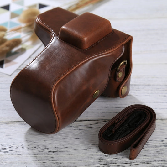 Full Body Camera PU Leather Case Bag with Strap for Samsung NX300(Coffee) by bashfashion