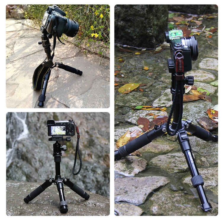 TRIOPO T226 Adjustable Portable Aluminum Alloy Tripod with D-0 Ball Head for SLR Camera by TRIOPO