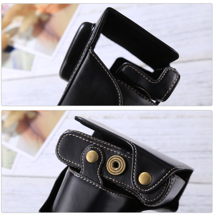 Full Body Camera PU Leather Case Bag with Strap for FUJIFILM XT10 / XT20 (16-50mm / 18-55mm Lens)(Black) by bashfashion