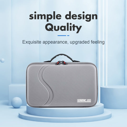 For Insta360 X4 STARTRC Camera and Accessories PU Storage Case Bag (Grey) by STARTRC