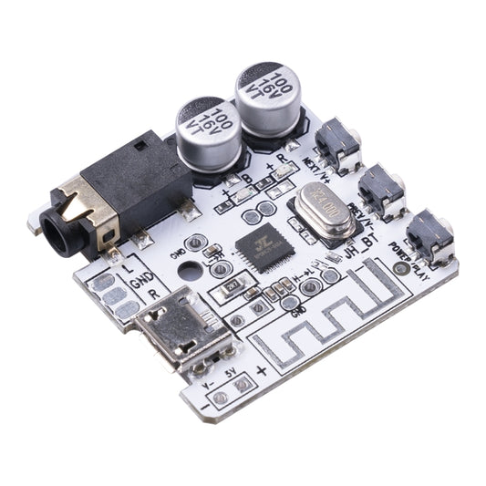 6966 DIY Bluetooth 5.0 Audio Receiver Board Module MP3 Lossless Player Wireless Stereo Music Amplifier Module (White) by bashfashion