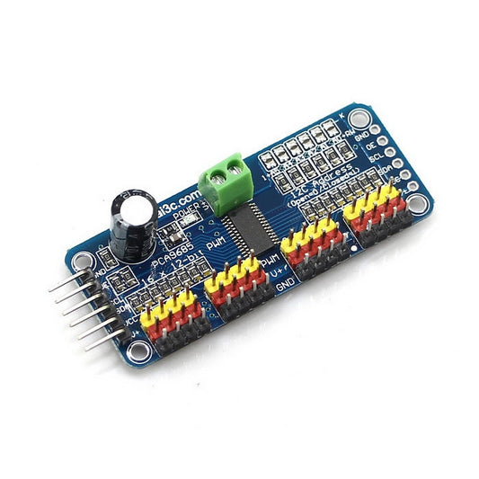 16 Channel PWM Servo Motor Controller DIY for Arduino by bashfashion