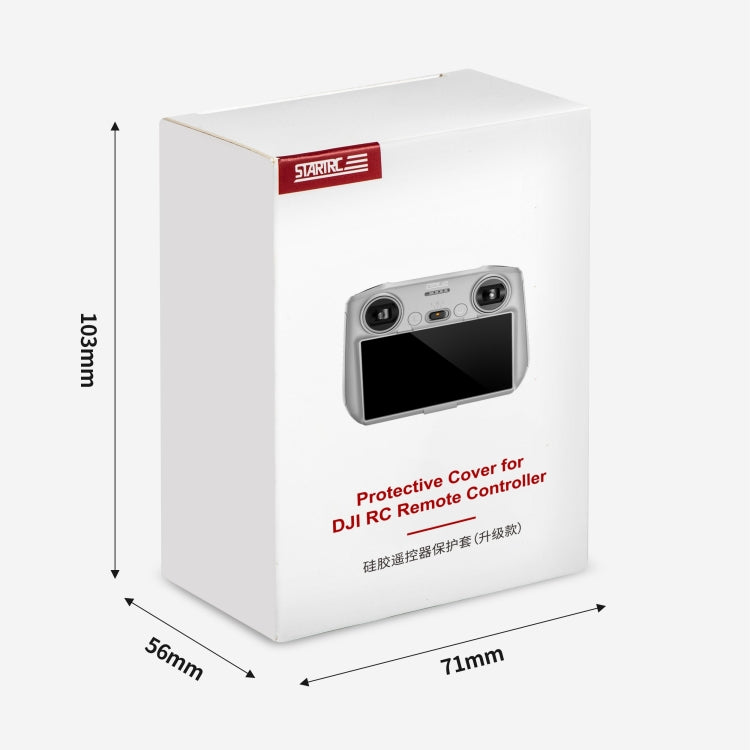 STARTRC Silicone Shockproof Anti-scratch Case for DJI Mini 3 Pro Remote Control(Black) by STARTRC