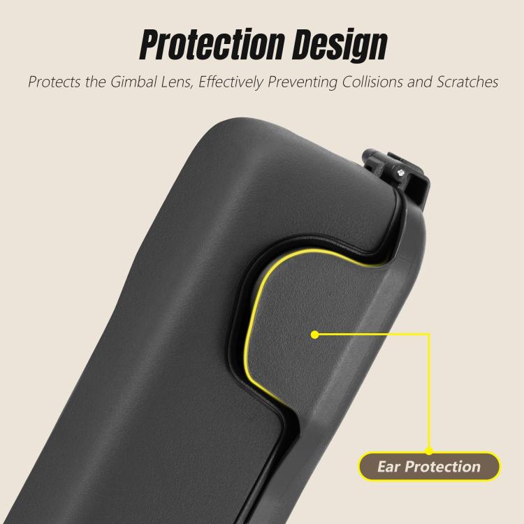 For DJI Osmo Pocket 3 STARTRC Short Type Protective Case Cover (Black) by STARTRC